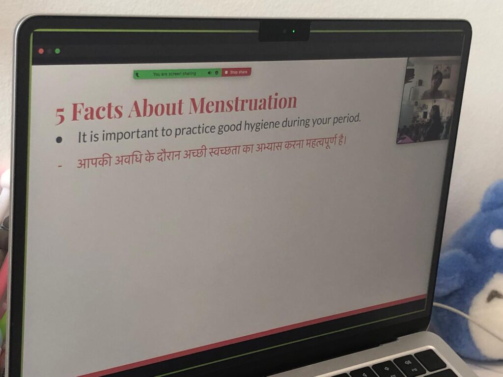 Online Workshop on Feminine Sanitation